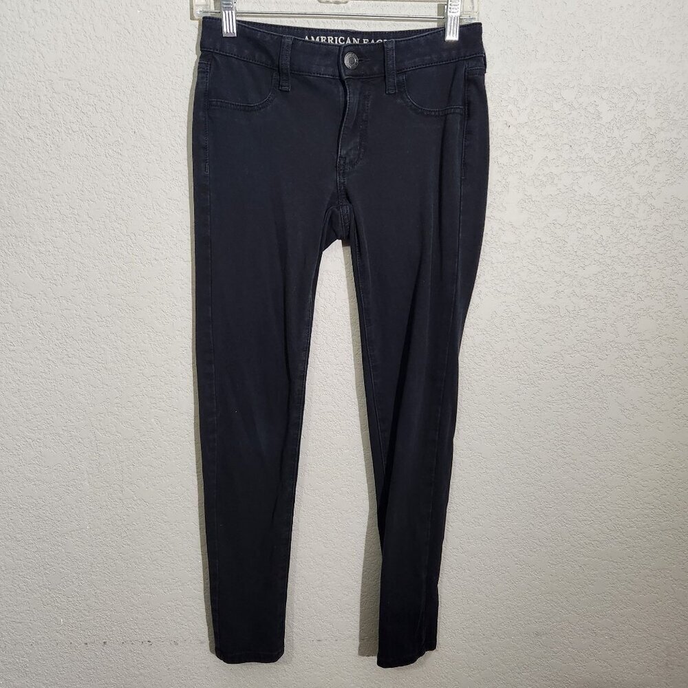 American Eagle Outfitters Skinny Jeans Size 2 Black Jeggings